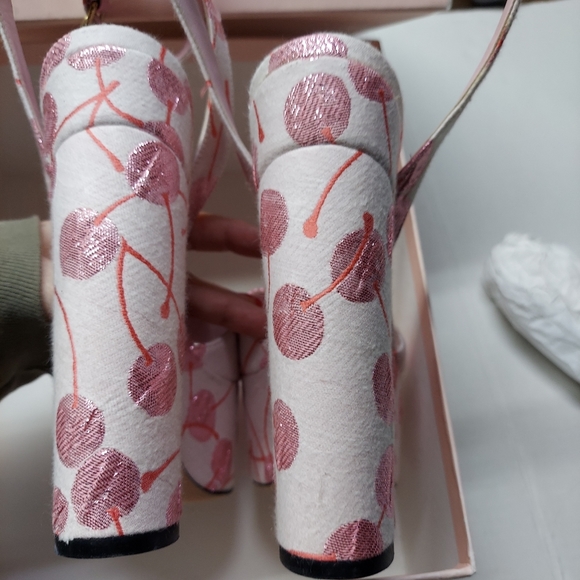 Giamba Valli Paris Platform Sandals Size 38.5 - Picture 5 of 16